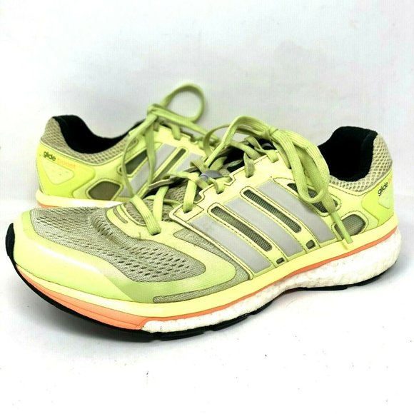 adidas Shoes | Adidas Supernova Glide 6 Boost Green Running Shoes | Poshmark